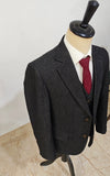 TRAJE DE 3 PIEZAS DE TWEED A CUADROS ROJOS ARCOÍRIS MIX & MATCH