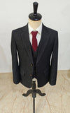 TRAJE DE 3 PIEZAS DE TWEED A CUADROS ROJOS ARCOÍRIS MIX & MATCH
