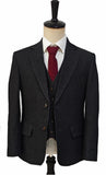 TRAJE DE 3 PIEZAS DE TWEED A CUADROS ROJOS ARCOÍRIS MIX & MATCH