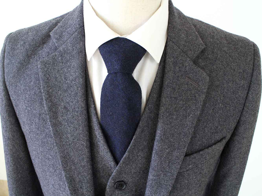 BDtailormade GREY TWILL TWEED 2 PIECE SUIT - BDtailormade TWEED SUITStweedmaker hockerty menstweedsuit