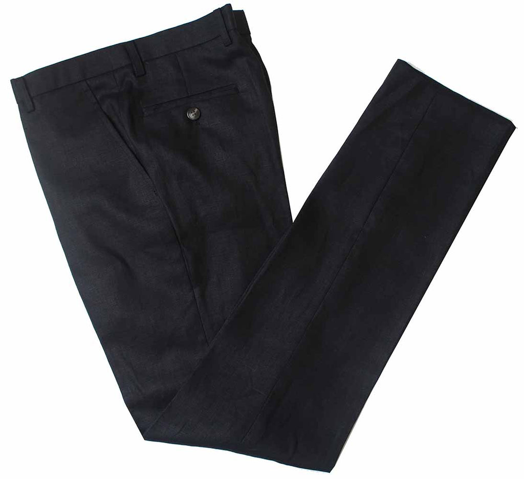 BLACK 3 PIECE LINEN SUIT - BDtailormade