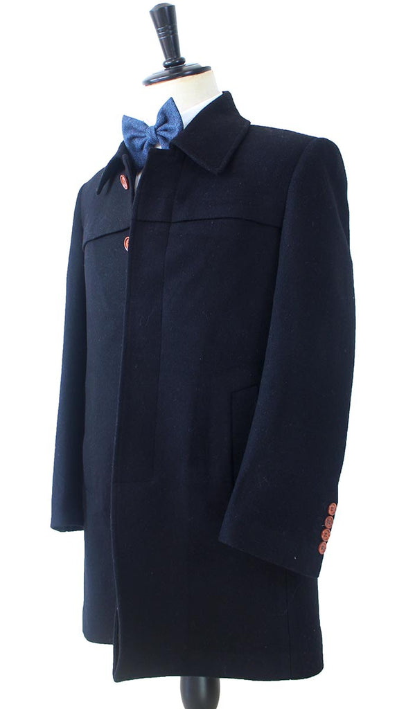 BDtailormade TWEED OVERCOATS  BLACK TWILL - BDtailormade TWEED SUITStweedmaker hockerty menstweedsuit