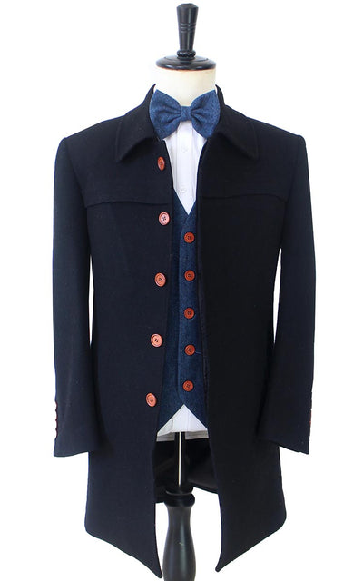 BDtailormade TWEED OVERCOATS  BLACK TWILL - BDtailormade TWEED SUITStweedmaker hockerty menstweedsuit