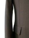 BDtailormade BROWN BIRDSEYE WORSTED 3 PIECE SUIT - BDtailormade Worsted Suittweedmaker hockerty menstweedsuit
