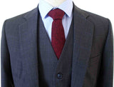 BDtailormade CHARCOAL PRINCE OF WALES CHECK SUIT - BDtailormade Worsted Suittweedmaker hockerty menstweedsuit