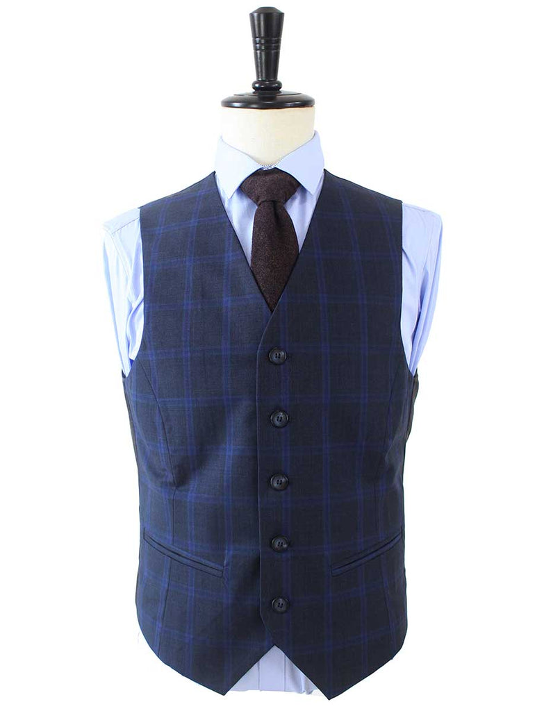 BDtailormade CHARCOAL WINDOWPANE WORSTED 3 PIECE SUIT - BDtailormade Worsted Suittweedmaker hockerty menstweedsuit