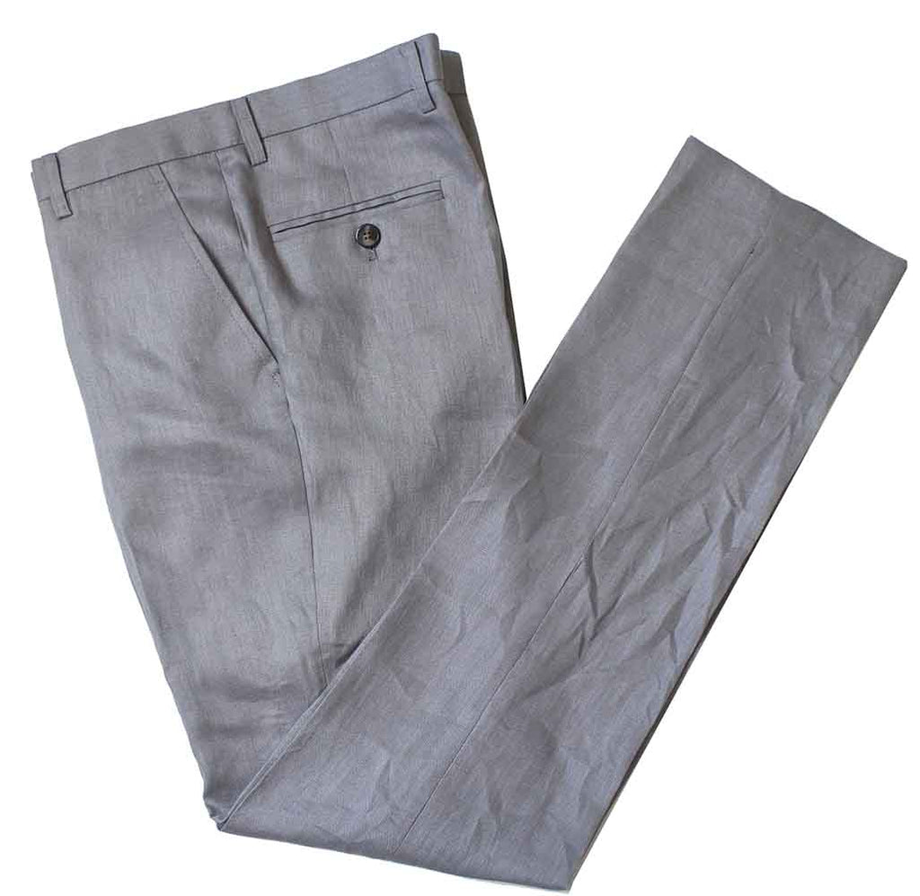 GRAY 3 PIECE LINEN SUIT - BDtailormade