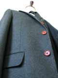 BDtailormade GREEN HERRINGBONE TWEED 3 PIECE SUIT - BDtailormade TWEED SUITStweedmaker hockerty menstweedsuit
