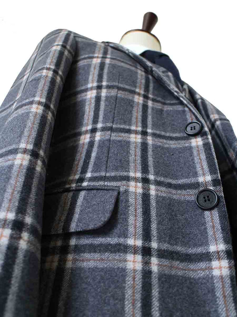 BDtailormade GREY WINDOWPANE PLAID TWEED 2 PIECE SUIT - BDtailormade TWEED SUITStweedmaker hockerty menstweedsuit
