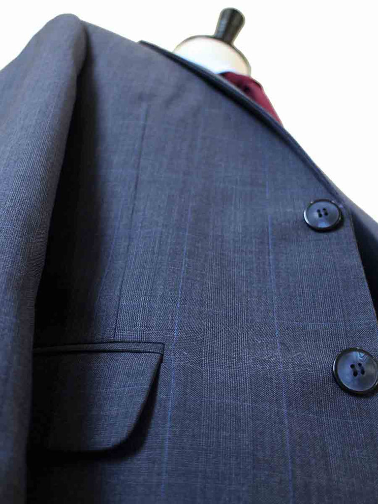 BDtailormade CHARCOAL PRINCE OF WALES CHECK SUIT - BDtailormade Worsted Suittweedmaker hockerty menstweedsuit