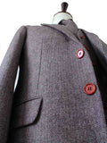 BDtailormade LIGHT BROWN HERRINGBONE TWEED 3 PIECE SUIT - BDtailormade TWEED SUITStweedmaker hockerty menstweedsuit