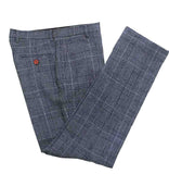 BDtailormade LIGHT GREY HOUNDSTOOTH PLAID TWEED 3 PIECE SUIT - BDtailormade TWEED SUITStweedmaker hockerty menstweedsuit