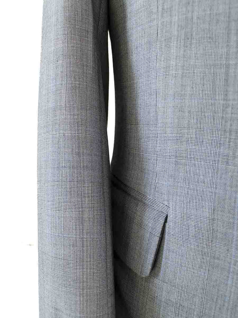 BDtailormade LIGHT GREY PRINCE OF WALES CHECK SUIT - BDtailormade Worsted Suittweedmaker hockerty menstweedsuit