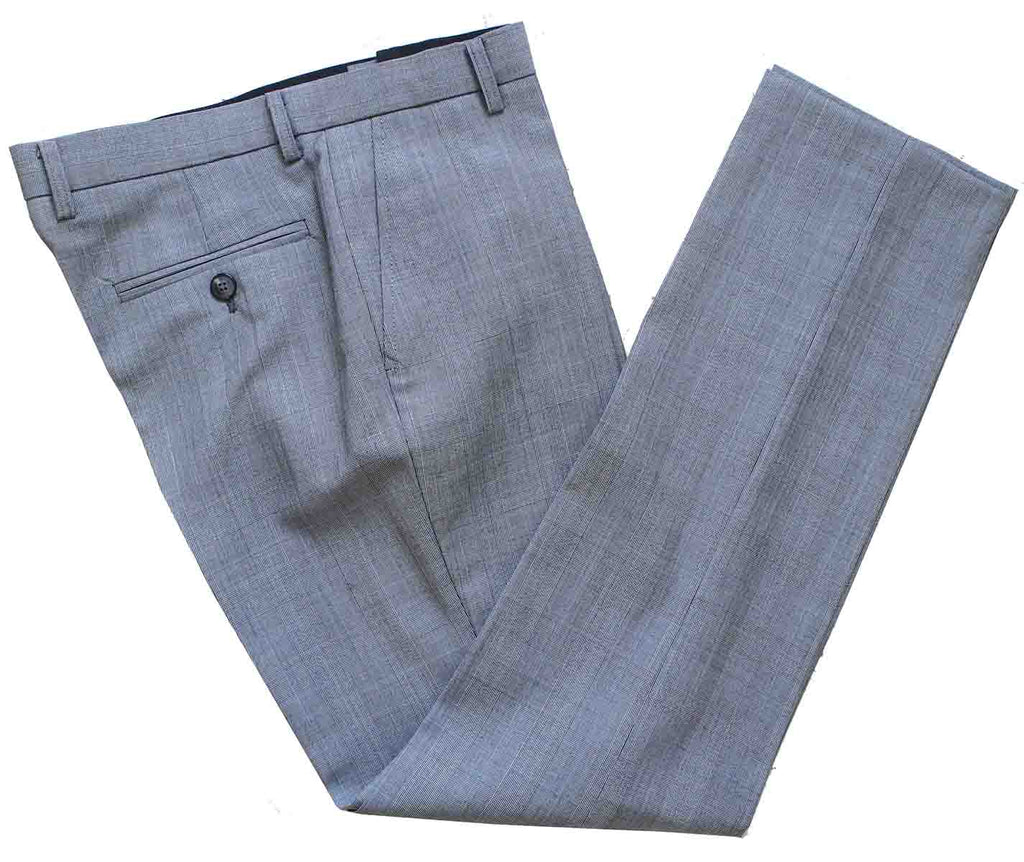BDtailormade LIGHT GREY PRINCE OF WALES CHECK SUIT - BDtailormade Worsted Suittweedmaker hockerty menstweedsuit