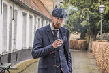 BDtailormade NAVY HERRINGBONE TWEED 3 PIECE SUIT - BDtailormade TWEED SUITStweedmaker hockerty menstweedsuit