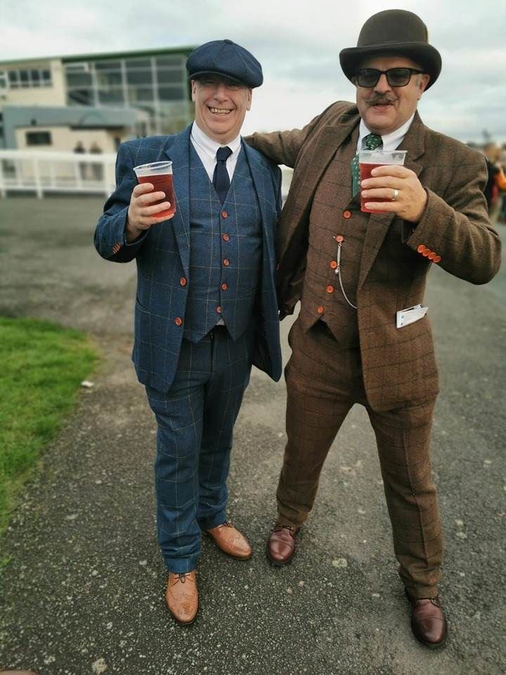 COUNTRY BROWN PLAID TWEED 3 PIECE SUIT - BDtailormade