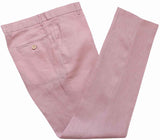 TRAJE DE 3 PIEZAS DE LINO ROSA