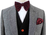 BDtailormade CLASSIC GREY HERRINGBONE MIX & MATCH TWEED 3 PIECE SUIT - BDtailormade TWEED SUITStweedmaker hockerty menstweedsuit